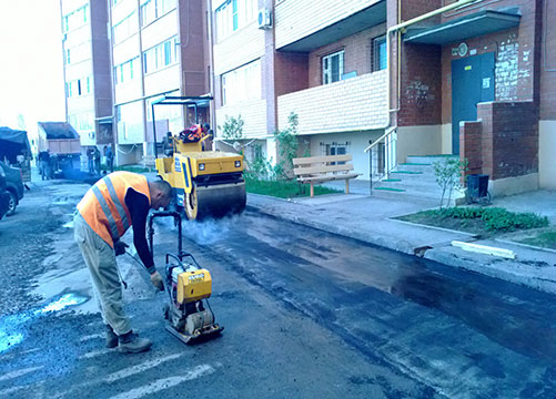 Асфальтирование комплекса в Рязани