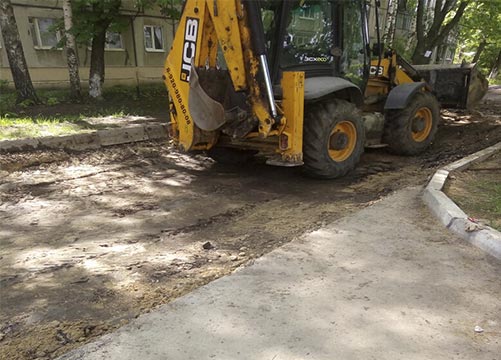 Асфальтирование комплекса в Рязани