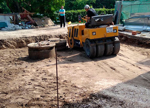 Ремонт асфальта Рязанского цирка