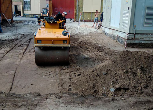 Ремонт асфальта Рязанского цирка