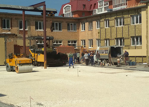 Ремонт асфальта Рязанского цирка