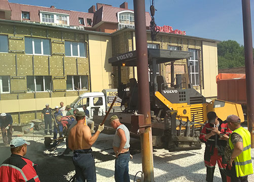 Ремонт асфальта Рязанского цирка